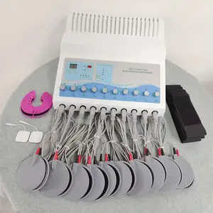 Máquina EMS, almohadillas eléctricas portátiles para reafirmar los senos corporales/almohadillas faciales, máquina de adelgazamiento de terapia física, estimulador muscular eléctrico