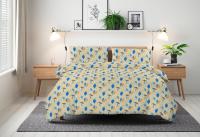 Ensemble de couette pour lit domestique pas cher pour adultes, 4 pièces, 300 fils, style chinois traditionnel, imprimé uni, garnissage en coton, taille King/Double