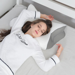 Expédition rapide <span class=keywords><strong>Super</strong></span> confortable oreiller en mousse à mémoire de forme Double face dormir brevet Unique conçu 61X40X14cm grand oreiller de lit - Product Image 4