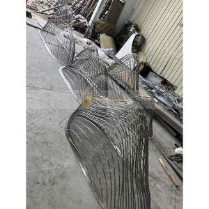 Escultura Artística de Acero Inoxidable 304 de Estilo Art Deco ANW6454 para Diseño de Interiores, Adaptada a Conceptos de Diseño Únicos - Product Image 1