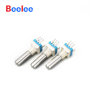 Beelee R08712NO potentiomètre rotatif SMT 6 broches 8mm <span class=keywords><strong>ceinture</strong></span> unique IP67 étanche DC10V AC50V alliage métallique - Product Image 4