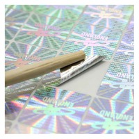 Etiqueta de Garantía Personalizada de Alta Seguridad a Prueba de Manipulación, Hoja de Etiquetas de Hologramas con Logotipo