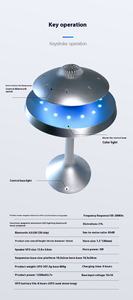 ลำโพงเพลงไร้สาย UFO รุ่นใหม่ ไฟ LED เสียงสเตอริโอแบบไม่สูญเสียคุณภาพ วูฟเฟอร์ หมุนได้ 360 องศา ลอยได้ด้วยแม่เหล็ก ใช้พลังงานจากแบตเตอรี่ - Product Image 5