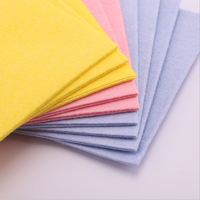Chiffons de nettoyage de cuisine écologiques et résistants, non-tissés, perforés à l'aiguille, absorbants, antibactériens et résistants à l'abrasion