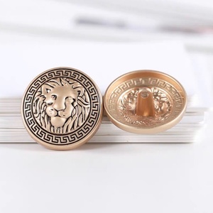 กระดุมเย็บเสื้อคุณภาพสูง ผลิตจากโลหะผสมสังกะสีอย่างดี พร้อมตัวล็อคโลหะ เทคนิคการชุบแบบเป็นมิตรต่อสิ่งแวดล้อม สำหรับเสื้อแจ็คเก็ตผู้ชาย - Product Image 6