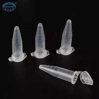 Tube à centrifuger/transpirqueur translucide de 1,5 ml en PP à fond conique pour usage en laboratoire