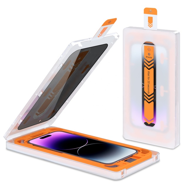 For iPhone 13 14 Pro Max Tempered Glass Installation I-phone Easy Install Privacy Screen Protector Applicator Installation Kit