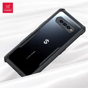 Xiaomi siyah köpekbalığı için 5 / 5 Pro kılıf Xundd darbeye dayanıklı Xiaomi için telefon kılıfı siyah köpekbalığı 4 4S Pro kılıf şeffaf tampon kapak