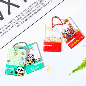 Wholesale of ready stock Acrylic Cute Cartoon Phone & Tablet Stand – Desktop Display Board with <b>Keychain</b> Decoration - Product Image 4