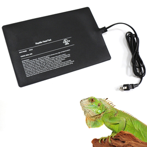 Almohadilla de calefacción para reptiles de 120V, 8*12 pulgadas, impermeable, calentador debajo del tanque para suministros para mascotas de EE. UU. - Product Image 1