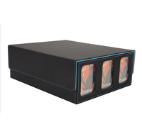 Boîte de rangement portable MIO 1200+ grande capacité en cuir PU de haute qualité pour jeux de cartes TCG et d'échecs UG