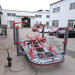 Banc de redressage de châssis CE, machine à débosseler, équipement de réparation de <span class=keywords><strong>carrosserie</strong></span> automobile, machine à redresser les châssis de voiture avec levage secondaire - Product Image 6