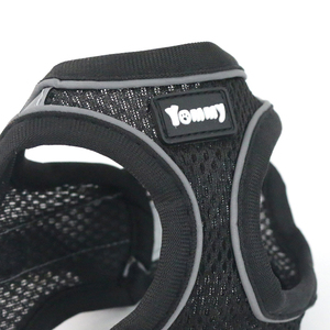 Arnés para Perros Pequeños y Medianos, Transpirable, Doble Fondo, Estilo Táctico, Pecho y Espalda Tipo Sándwich, con Reflectante en Forma de L, Tejido de Malla - Product Image 3