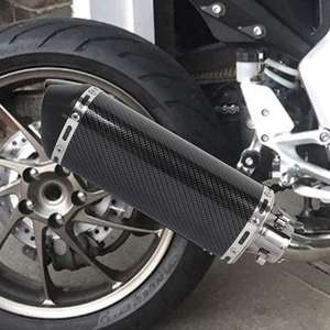 Silenciador de escape deslizable de acero inoxidable de 1.5 pulgadas para ATV, moto de cross, moto de calle, scooter, con DB Killer móvil para sistemas de carrocería de motocicleta - Product Image 6