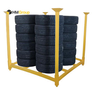 Estanterías para Neumáticos con Recubrimiento en Polvo, Personalizables, de Alta Carga (1100 kg), Duraderas, para la Industria Automotriz, Transporte y Almacenamiento - Product Image 1