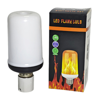 Ampoule LED E12 à effet de flamme vacillante, effet de feu brûlant simulé, fête de festival, nouvel an