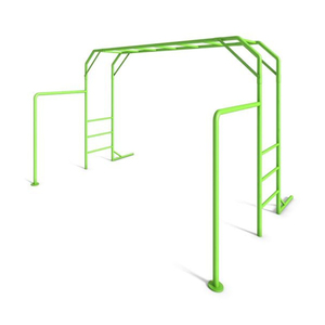 Zoshine ngoài trời thép di động thiết bị tập thể dục trẻ em sân chơi ngang khỉ thanh - Product Image 4