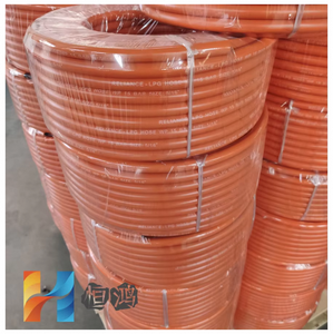 خرطوم مطاطي NBR مرن عالي الجودة توصيل خرطوم غاز البترول المسال برتقالي مقاوم للزيت - Product Image 3