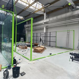 Qfan Padel Court Padel Net and Posts 3mm Grosor Q235 Tube Tennis Net Padel Court Proveedor Cancha De Padel Cancha - Product Image 1