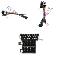 Accessoires intérieurs de voiture Meihua, cadre de lecteur DVD de voiture pour RENAULT MEGANE 2/FLUENCE avec faisceau de câbles.