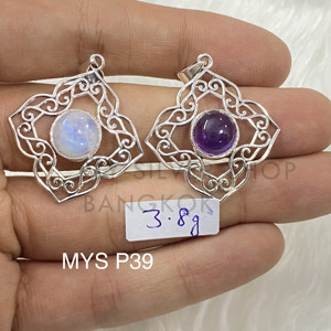 จี้อัญมณีเครื่องประดับเงินสเตอร์ลิงสำหรับผู้หญิงเครื่องประดับเงิน - Product Image 1