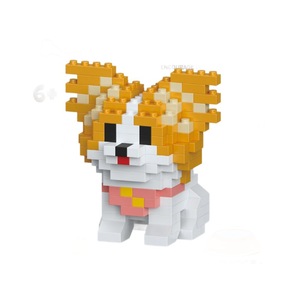 ตุ๊กตาสุนัขการ์ตูนน่ารักชุดตัวต่อ 100-200 ชิ้น DIY ของเล่นเพื่อการศึกษาสำหรับเด็กอายุ 5-14 ปีไม่จำกัดเพศ - Product Image 5