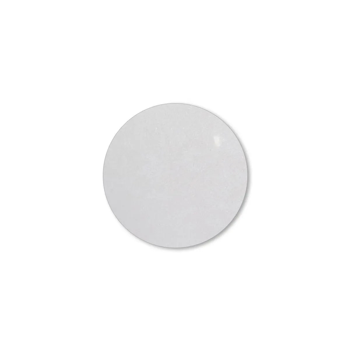 SCX-SS304 pearlized white Sublimation Steel Discs sublimation metal round coated blank round iron disk for trophy awards inserts