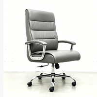 Chaise de bureau moderne et confortable 2026 en cuir PU de haute qualité, avec dossier en maille respirante, réglage électrique et glissière, colorée