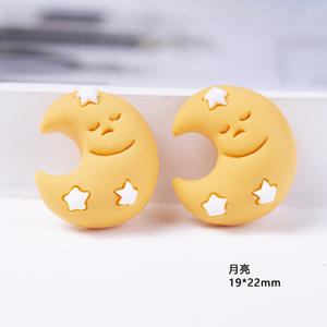 ครีมเรซินหลากสีสำหรับตกแต่งโทรศัพท์ทำจากเรซินน่ารักรูปดาวดวงอาทิตย์และดวงจันทร์สำหรับเป็นของขวัญรูปแบบ - Product Image 5