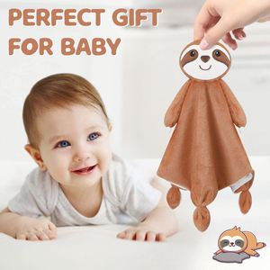 Manta de Seguridad de Perezoso Suave y Adorable para Bebés, Niños y Niñas, Manta de Apego para Recién Nacidos, Juguete de Peluche de Perezoso para Bebés - Product Image 5