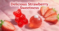 Bonbons gélifiés véganes en marque blanche pour femmes : Complément beauté cheveux, peau, ongles – Vitamines C et E éclaircissantes, hydratantes, blanchissantes et antioxydantes