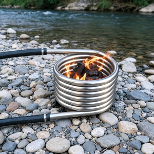 Bobina de Calentador de Agua a Leña de 38 mm, Intercambiador de Calor de Acero Inoxidable 304 para Jacuzzi, Baño al Aire Libre y Calentamiento de Agua Fuera de la Red - Product Image 4