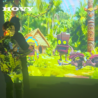 Meilleurs jeux de projection murale interactifs intégrés au laser pour les aires de jeux pour enfants
