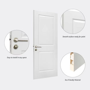 Portes d'intérieur en MDF de haute qualité pour la maison, la chambre à coucher et la salle de bain avec moustiquaire en fibre de verre pour l'extérieur de la maison - Product Image 2