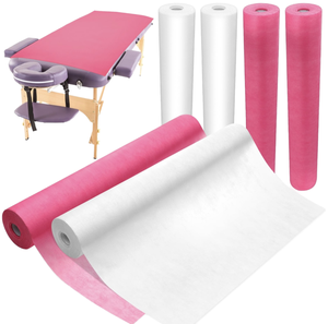 Rouleaux de draps jetables en tissu non tissé, imperméables et résistants à l'huile, pour tables de massage, tables d'examen, spas, salons de beauté et salons de <span class=keywords><strong>tatouage</strong></span> - Product Image 1