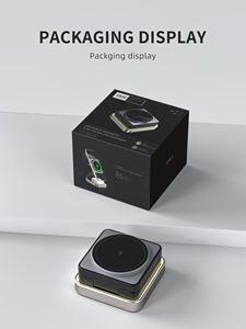 Estación de Carga JEDI, Gran Oferta, Plegable, 3 en 1, Inteligente, 15W, Magnética, de Aleación de Aluminio, Cargador Inalámbrico para Teléfono W90 con Luz - Product Image 3