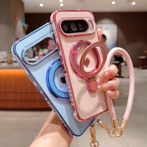 Béquille souple en TPU avec lanière pour <span class=keywords><strong>Google</strong></span> Pixel 10 9 Pro XL / 10 9 8 Pro / 9a 8a 7a Cover - Product Image 3