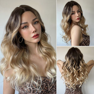 Smilco HD t-şekilli ön dantel sentetik bayan peruk kapatma Futura Fiber peruk kadınlar için SM9035 - Product Image 3