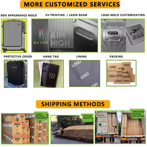 Maleta con marco <span class=keywords><strong>de</strong></span> aluminio <span class=keywords><strong>de</strong></span> 20 pulgadas <span class=keywords><strong>Equipaje</strong></span> <span class=keywords><strong>de</strong></span> <span class=keywords><strong>mano</strong></span> Hardside Apertura frontal doble Bloqueo TSA Silencioso Ruedas 360 <span class=keywords><strong>Equipaje</strong></span> <span class=keywords><strong>de</strong></span> facturación - Product Image 6