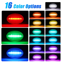 Nouveau modèle pick-up Led avant/arrière double garde-boue côté marqueur rvb lumière pour Ford F350 F450 F550 Super Duty1999-2010
