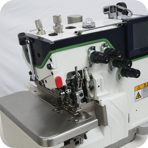 Machine à coudre surjeteuse industrielle à 2 aiguilles et 4 fils Super-high SpeedWeaver avec alimentation différentielle S6-4T-AT-BUT et moteur pas à pas - Product Image 4