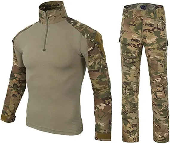 Factory Custom Made Camouflage T Shirt Wholesale G3 Frog Suit Uniforms