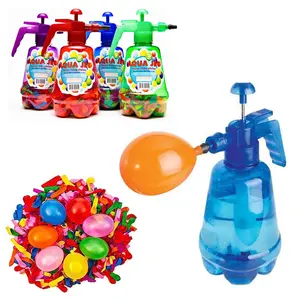 S285 Fast Fill Wasserball ons Outdoor Beach Ball Wassersport ballon 3 In 1 Pump Sprüh flasche Manuelle Wasser aufblas kugel