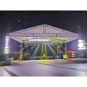 Venta caliente de fábrica Atril curvo Rectangular Atril de aluminio Truss Podium Truss Display para evento Show - Product Image 2