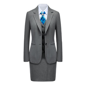 Men's And Women's Professional Suit Set Stretch Wool Blend Anti-Wrinkle Pants Suits For Office Work Commute Uniforms - Product Image 5