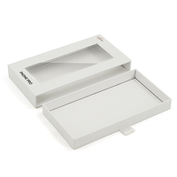Boîte à tiroirs en papier personnalisée avec fenêtre transparente pour l'emballage de cas de téléphone Boîte de couverture de téléphone portable de luxe Fournisseur en gros