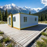 Maison modulaire prête à l'emploi, norme australienne, installation rapide, 40 pieds, type « Granny Flat », petite maison préfabriquée extensible en conteneur