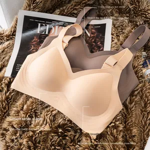 Reggiseno Sportivo Senza Ferretto a Coppa 3/4, Traspirante, Senza Cuciture, Push-Up, per Donne con Seno Piccolo e Taglie <span class=keywords><strong>Grandi</strong></span> - Product Image 2