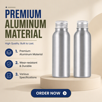Botol Aluminium Kedap Udara Berkualitas Makanan untuk Penyimpanan Minuman Berkarbonasi dan Anggur