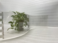 Pantalla LED de Película de Cristal P10, Pantalla Transparente Flexible HD, Pantalla de Película de Cristal para Publicidad en Centros Comerciales